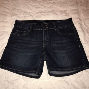 Denim shorts